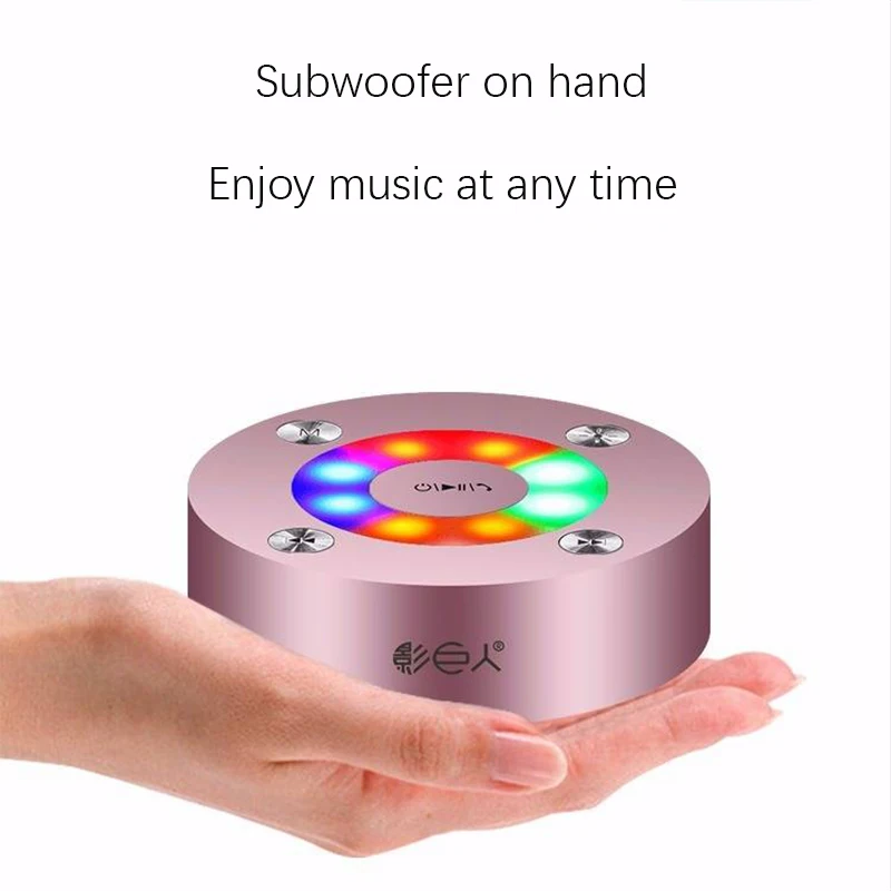 Новый Bluetooth мини сабвуфер светодиодный светильник беспроводной домашний аудио