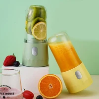 350ml usb rechargeable electric juicer smoothie blender 4 blade mini household portable juicer cup kitchen appliances