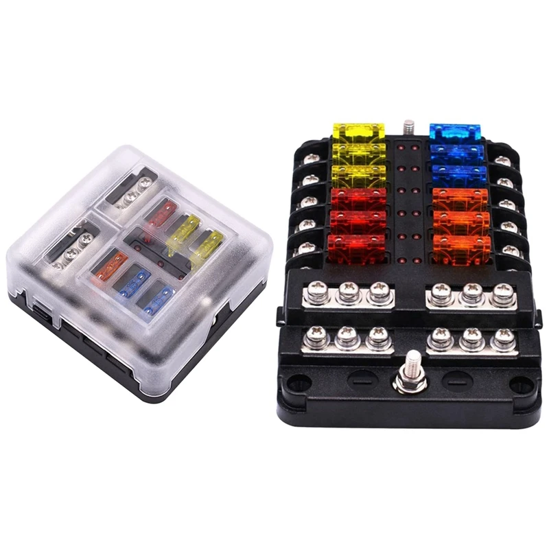 2 комплекта водонепроницаемый блок предохранителей для автомобиля Suv Bus Ship 32V PC