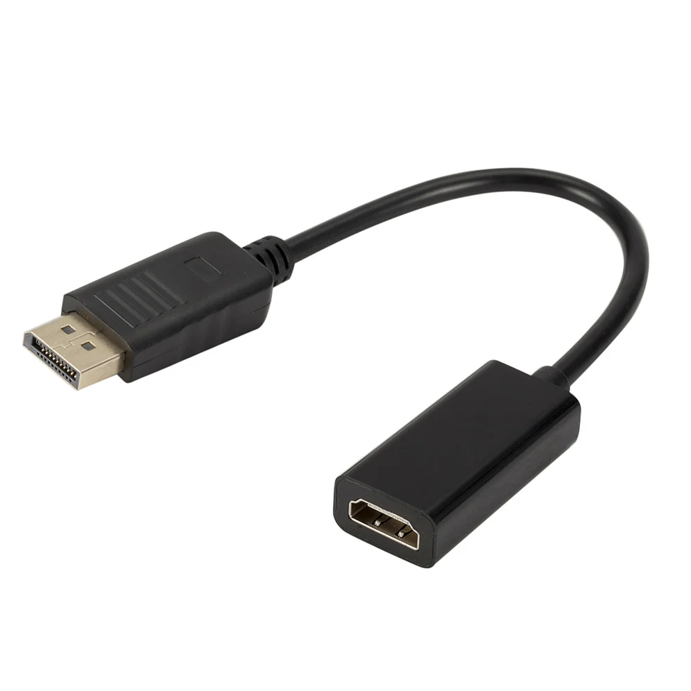 Переходник с DP на HDMI-совместимый кабель Grwibeou штырь-гнездо для ноутбука HP/DELL ПК