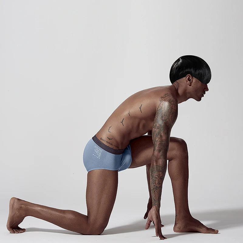 Брендовые сексуальные боксеры мужское нижнее белье из сетчатой ткани шорты