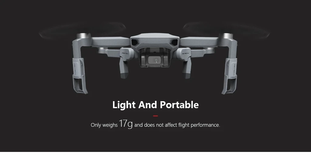PGYTECH DJI Mavic Mimi шасси Расширенная ножка шасси поддержка ног протектор Дрон аксессуары для DJI Mavic Mini