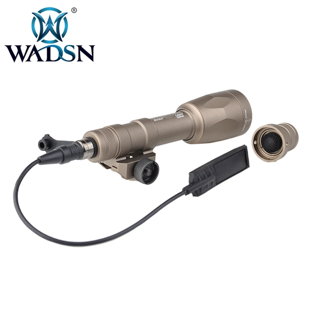 WADSN Hunting Airsoft Torches M600P Scout Lamp 630 Lumens Super Bright Tactical Rifle Flashlight WEX362 Softair Weapon Lights | Спорт и