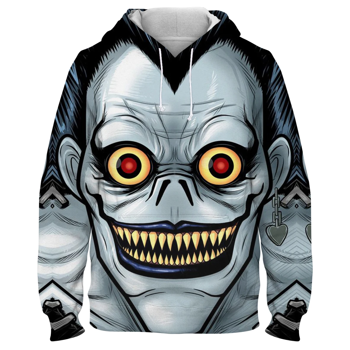 

Death Note 3D Girl Long Sleeve Pullover Tops Women's Hoodies Girl Female Autumn Hot Hooded Hoodies Sportswear Outerwear Hoody