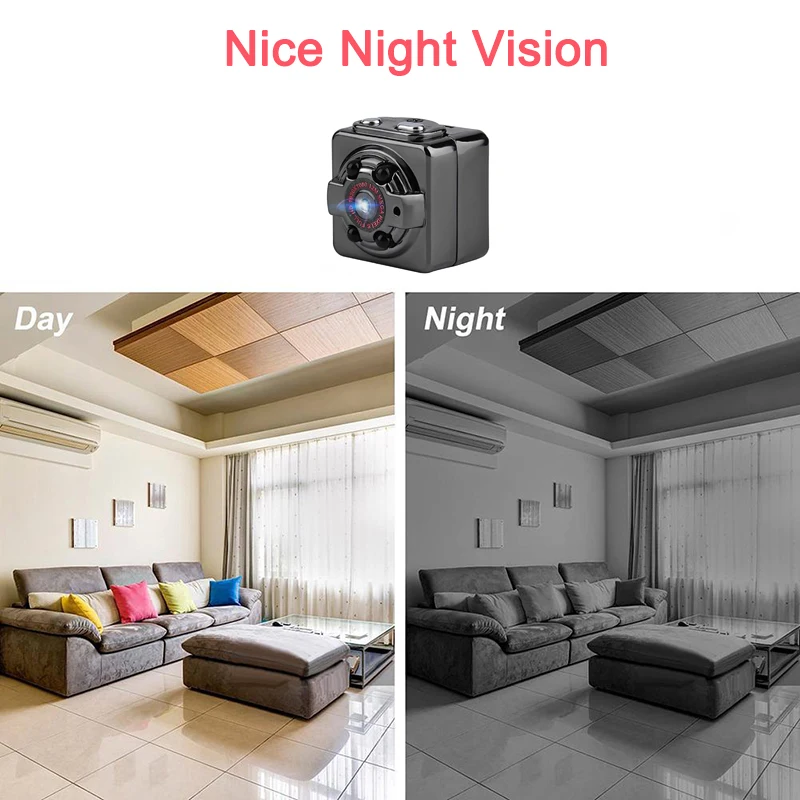 Мини камера HD 1080P видеокамера Спортивная цифровая инфракрасная с ночным видением