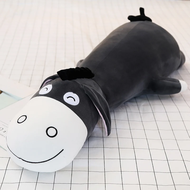 

120cm Cute Cartoon Donkey soft Stuffed Animals Toy Donkeys Pillow Kids Birthday Gift