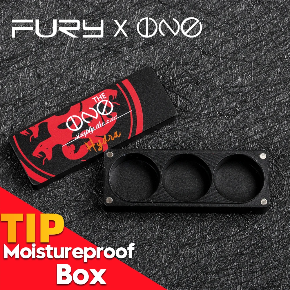 FURY ONE Joint Name Tip влагостойкий Box3 Grids Magnet Close Mini легкий удобный для хранения защитный