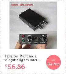 Электронные игрушки dc 12V tesla coil обучающий эксперимент Беспроводная передача мощности с светящейся трубкой световой индикатор светильник