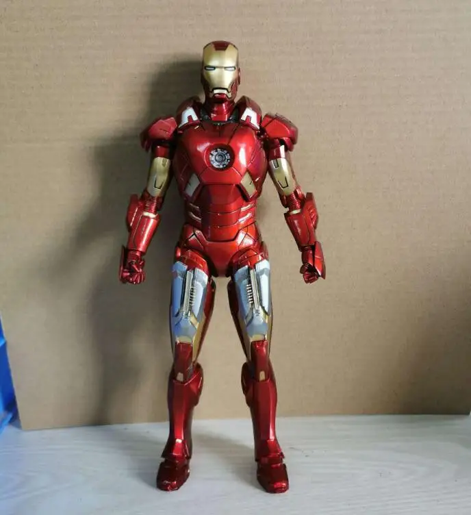Marvel Мстители Железный человек MK 7 ПВХ фигурка модель игрушки 12 &quot30 см|Игровые