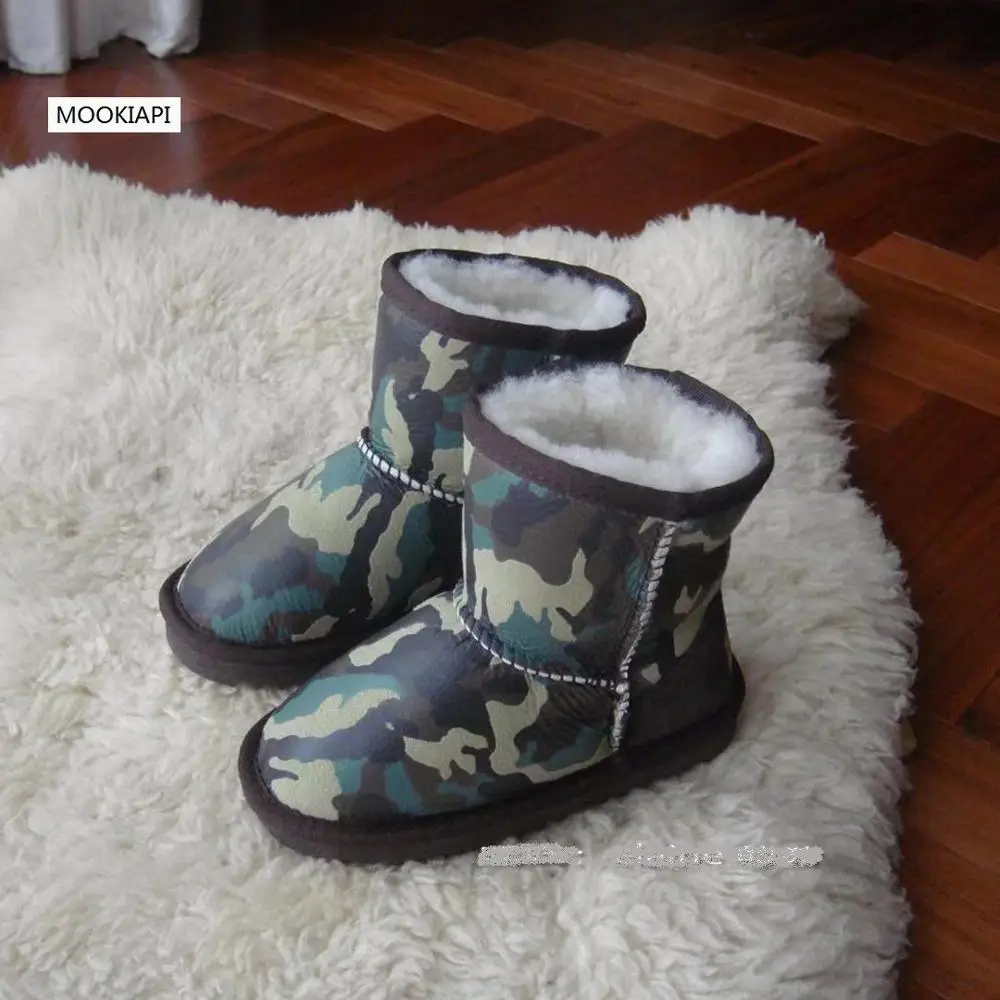 В 2019 году новые австралийские зимние ботинки из овечьей кожи и меха чистая шерсть