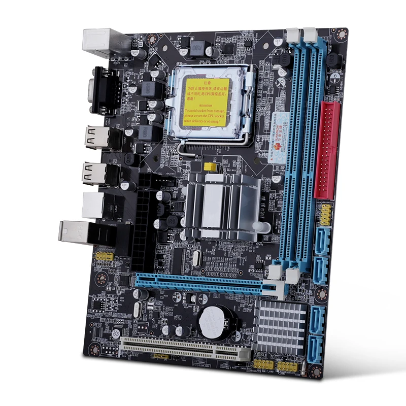 Huanan Zhi G41 материнская плата для Intel LGA 771/775 DDR3 8 Гб VGA USB2.0 210*167 мм M ATX плата|Материнские
