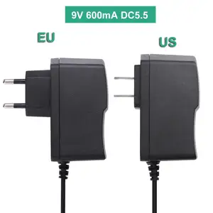 9V 600mA DC5.5 Plug Power Supply Adapter Charger for TP-LINK T090060 450M 300M Router Natural Cooling Short Circuit Protection