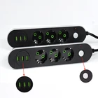 Удлинительный шнур питания с европейской вилкой, 5 м, зарядный шнур с 3 USB-портами, настенный зарядный адаптер, подходит для робота-пылесоса