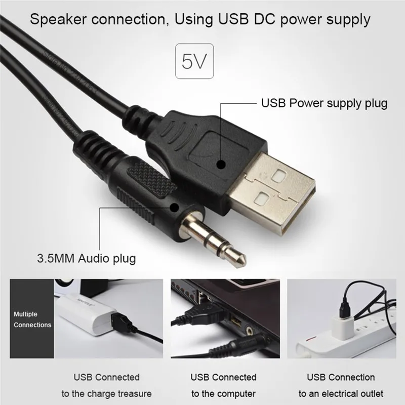 USB проводные компьютерные колонки бас стерео музыкальный плеер сабвуфер, адаптер-звукосниматель для настольный ноутбук, для ноутбука планшет ПК смартфон