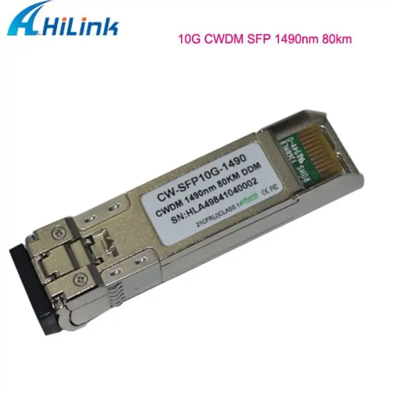 10G 80km CWDM SFP 1470 ~ 1610nm трансиверы 1490nm волоконно оптический модуль|module|module sfp |