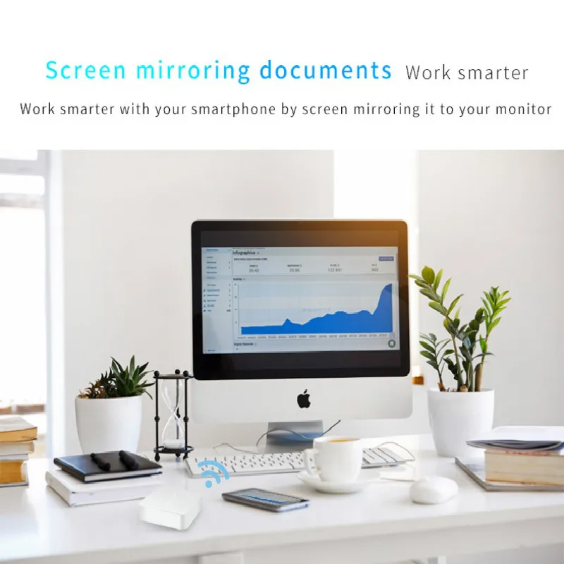 

Original TV Stick HDMI-compatible Dongle MiraScreen X7 Wireless WIFI For iOS Android Phone Audio Video Miracast Mini PC/TV