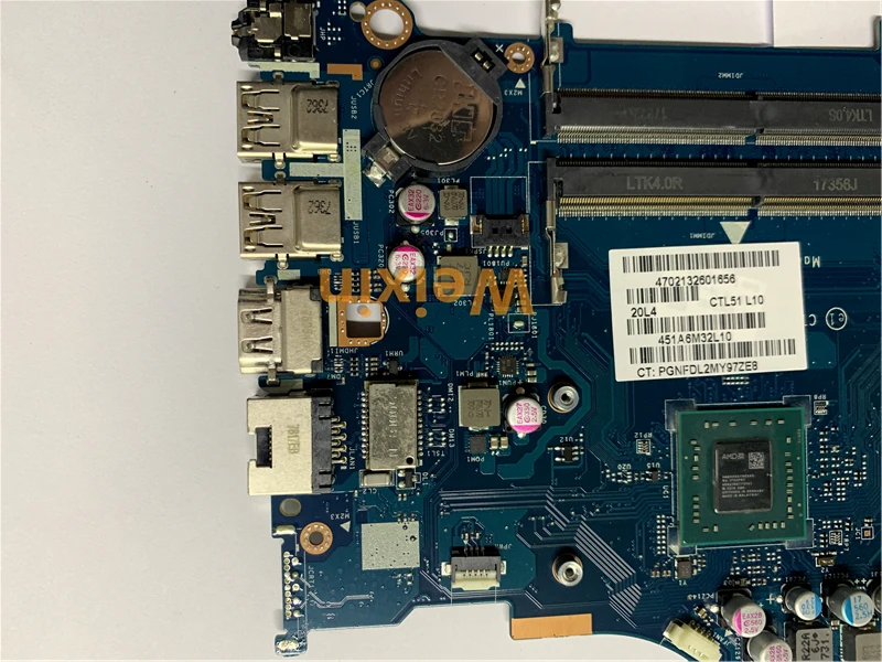 Для HP ноутбук 15 BW BW080NR материнская плата A9 9420 924719 601 501 001 аккумулятор большой