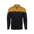 Звезда Косплэй Trek адмирала JL Пикар Бог форма Startfleet желтые футболки костюмы человек верхняя одежда, куртка Хэллоуин вечерние опора