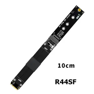 Удлинительный кабель M.2 для NVMe SSD, твердотельная Райзер-карта R44SFR24SF M2 для PCI-Express 3,0 X4 PCIE 32 ГБbps, удлинитель ключа M