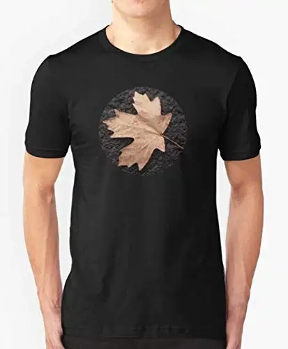 Дождливая осень Фотография Печать 100% хлопок унисекс для мужчин и женщин