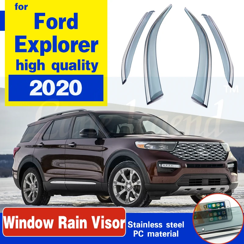 Дефлекторы для окон Ford Explorer 2020 дефлектор ветра защита от солнца дождя вентиляции