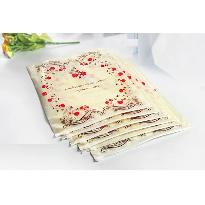 Прозрачная сумка с принтом розы на молнии застежкой желтая задняя одежда