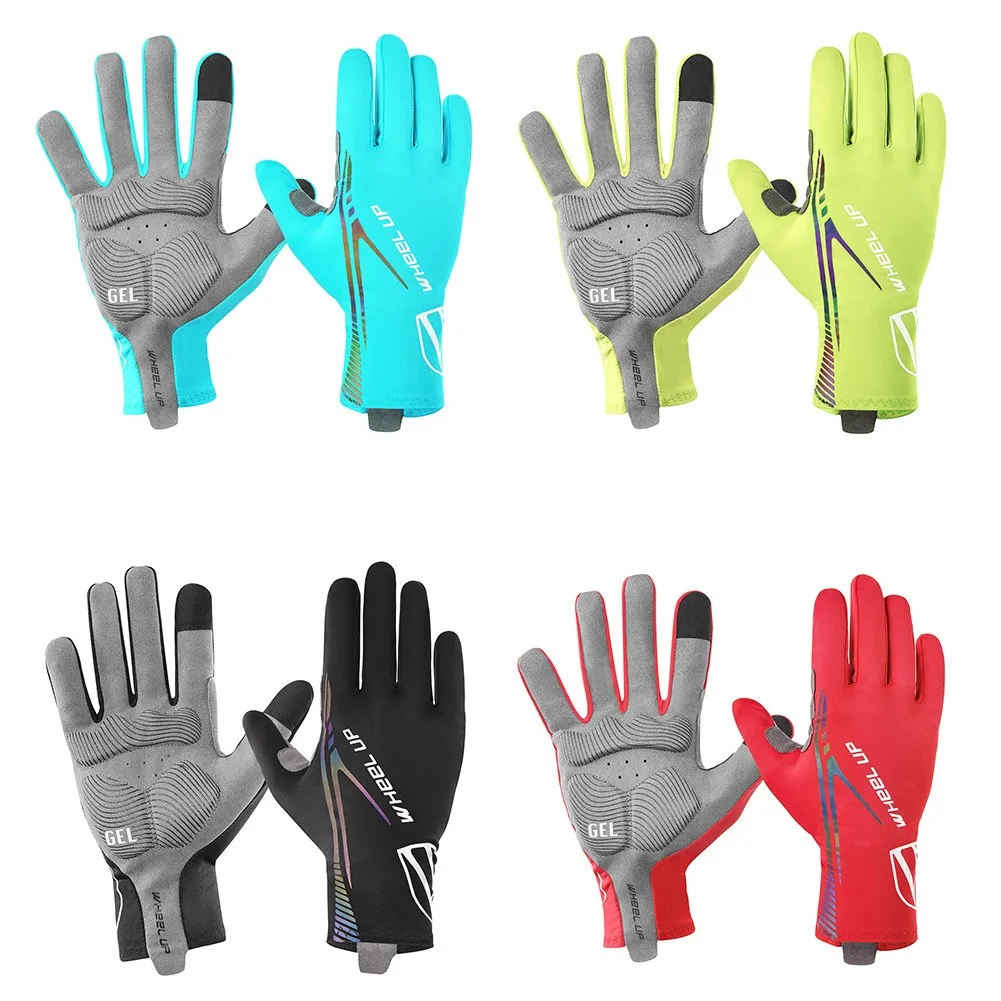 

WHEEL UP Sports Cycling Gloves Full Finger Touch Screen Bicycle Gloves Anti-slip Breathable Fishing Skiing Hiking Sports Glove