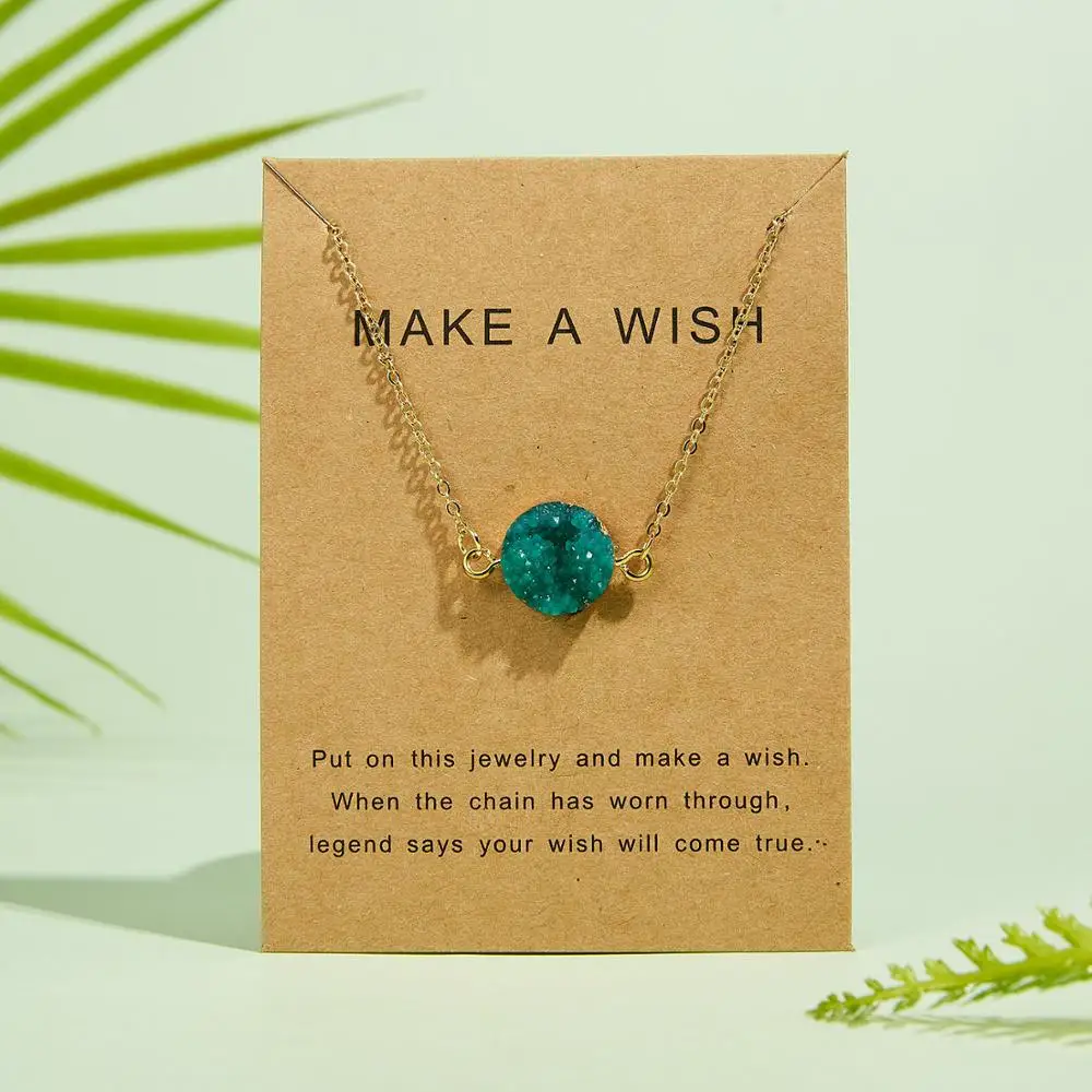 Модное ожерелье FIMAODZ с изображением Луны и пожеланий для женщин креативный чокер