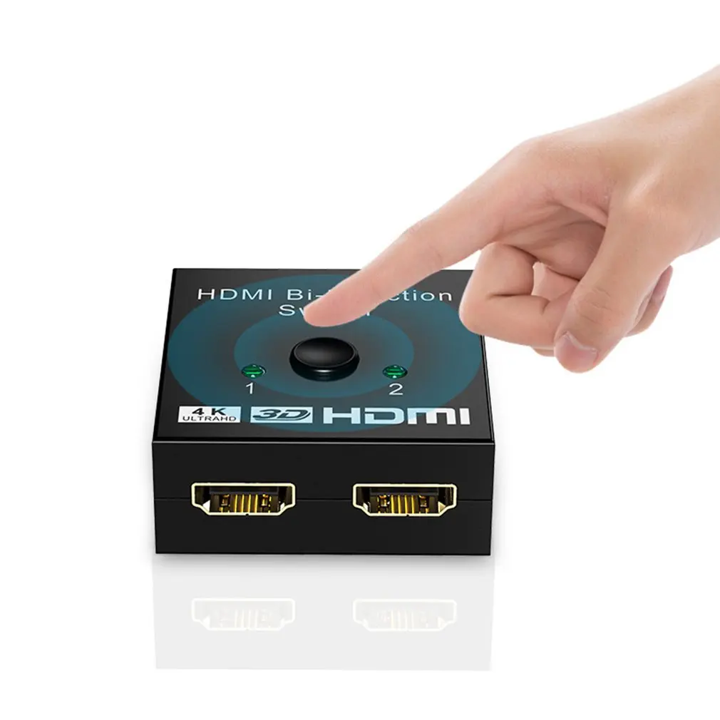 HDMI переключатель Bi Direction 4K коммутатор 2 в 1 выход сплиттер 1x 2/2x1 адаптер Выход