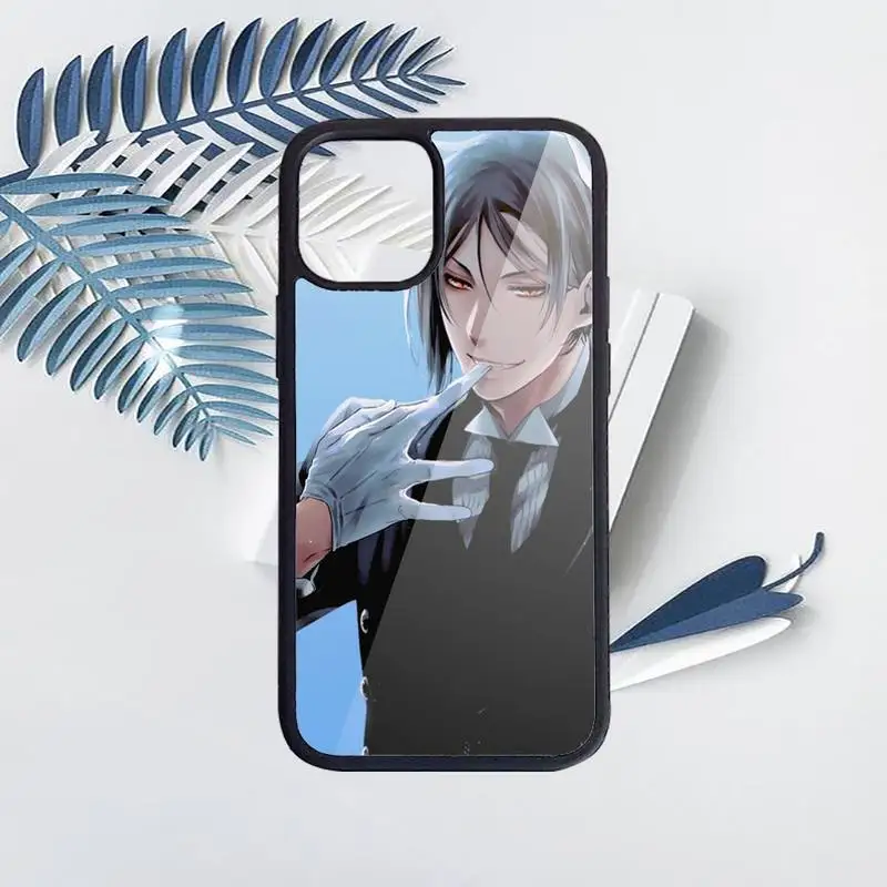 

Black Butler Anime Phone Case for iPhone 11 12 pro XS MAX 8 7 6 6S Plus X 5S SE 2020 XR Hard PC