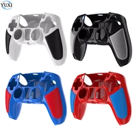 yuxi silicone case cover skin for dualsense 5 ps5 controller grips anti scratch protective sleeve for ps5 handle