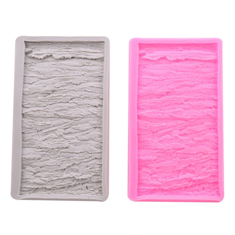 Дерево коры текстуры деревянный узор коврик силиконовая форма для помады