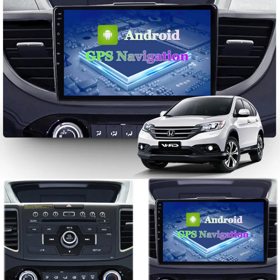 Автомобильная Мультимедийная система стерео-система на Android 10 с GPS Навигатором