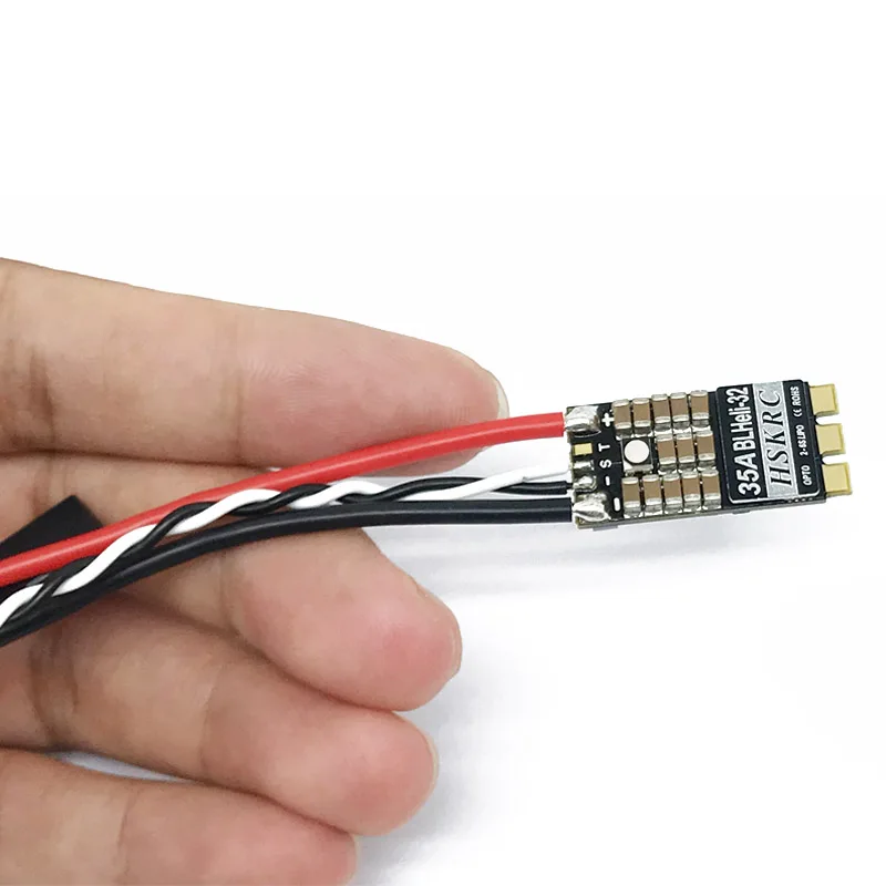 4 шт. HSKRC 35A BLheli_32 32Bit 2-6S Dshot1200 бесщеточный ESC с RGB светодиодный для радиоуправляемого