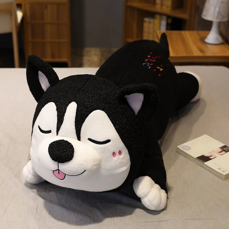 70 см Kawaii мягкие игрушки Хаски Милая симуляция хаски собака плюшевая подушка