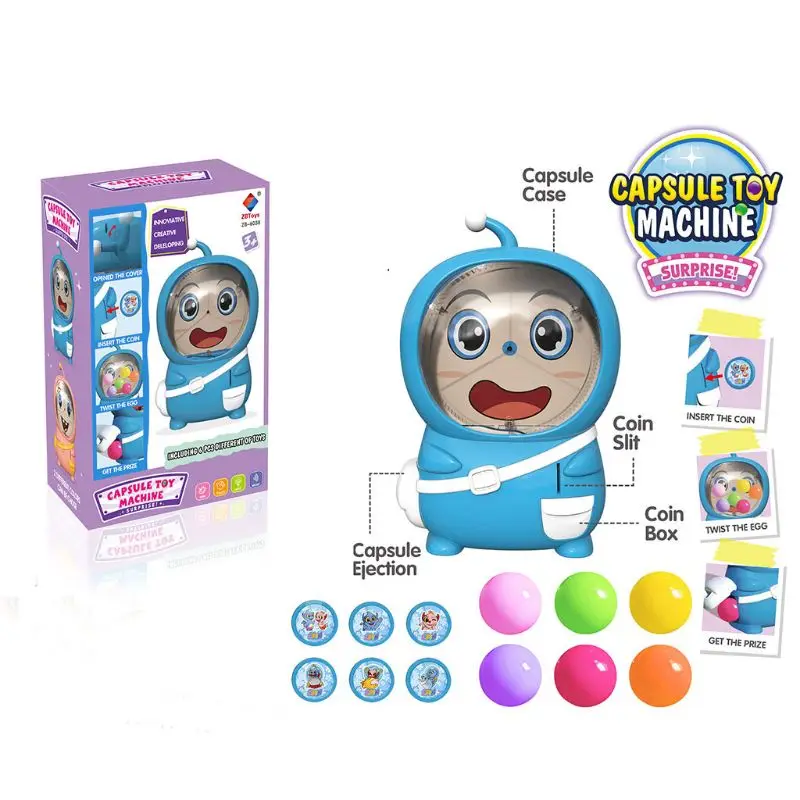 Монетница Капсульная машина кукольная Машина Скручивание яйцо музыка малыш