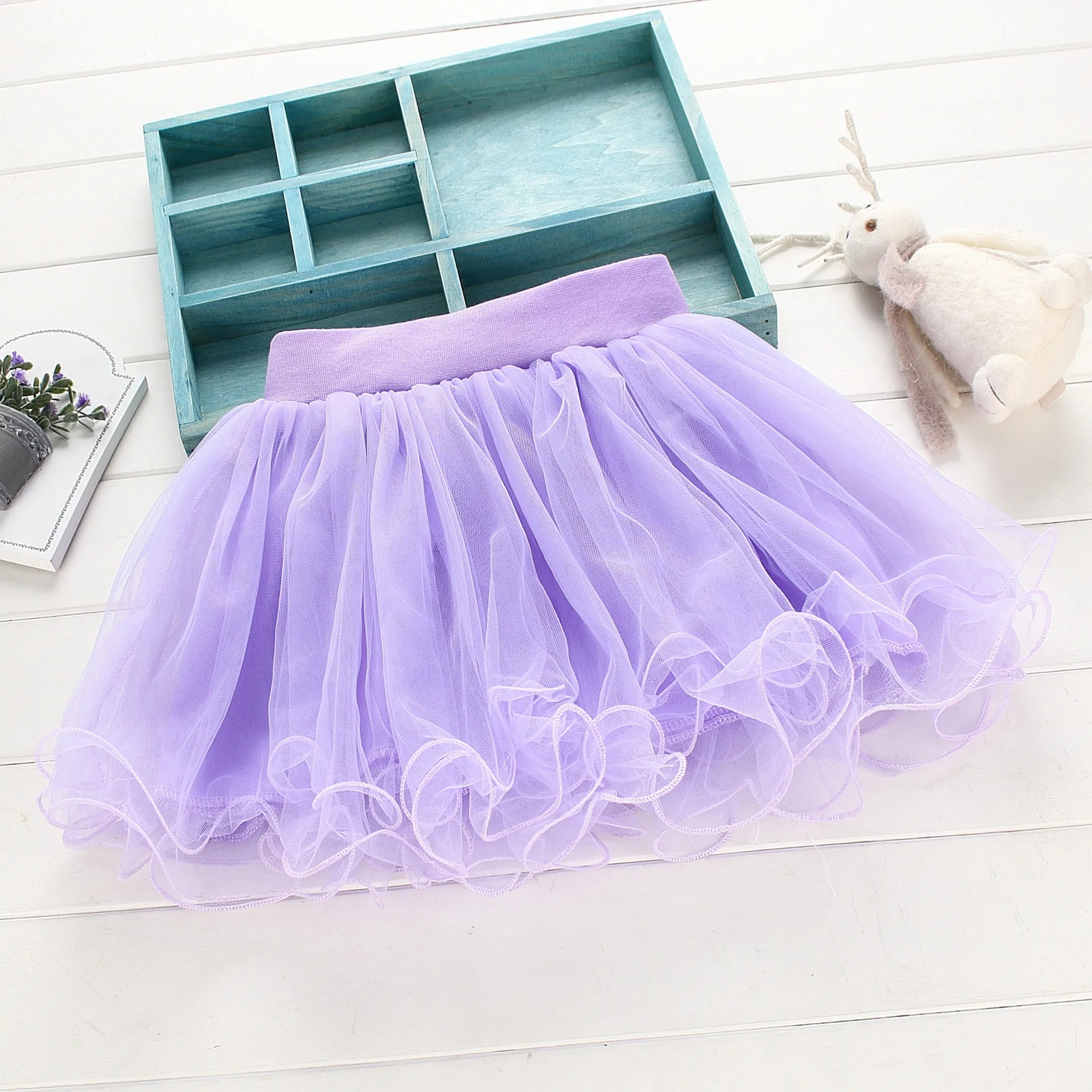 Для маленьких девочек юбка для новорожденных плиссированные мини юбки пачка