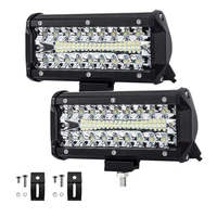 led work light 712v led beams 144w led bar car off road 4x4 flood spotlight accessories for motorcycle suv atv tractor led ramp