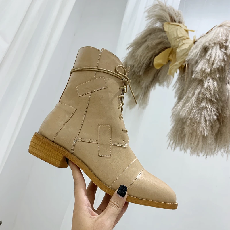 MONMOIRA/Лоскутные Ботинки martin женские армейские ботинки со шнуровкой и