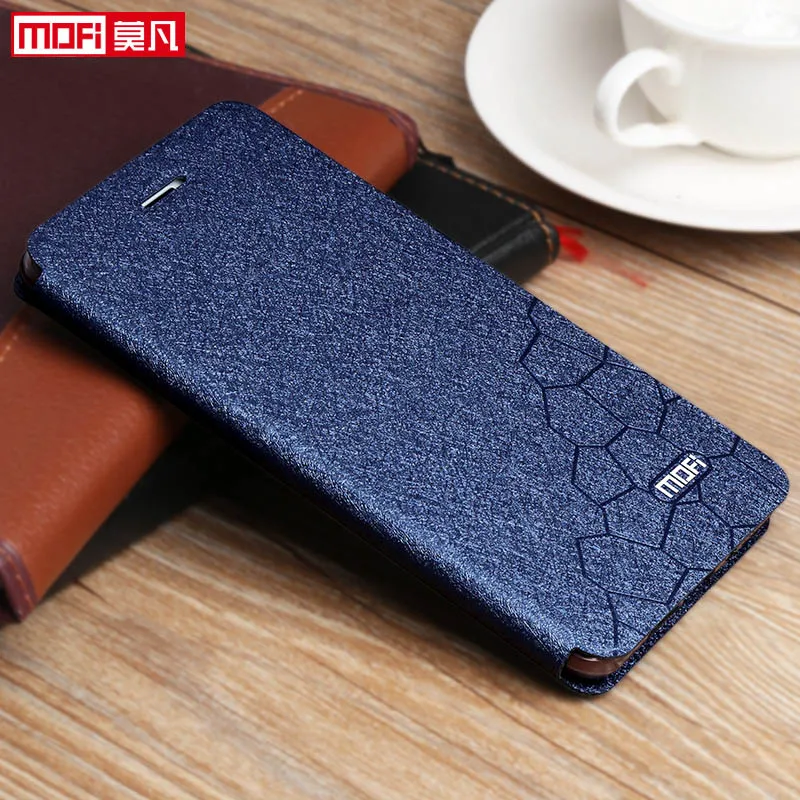 Чехол для xiaomi redmi note 8 t, чехол 8 t, кожаный чехол mofi redmi note 8 T, чехол для redmi note 8 t, силиконовый чехол с подставкой для мужчин