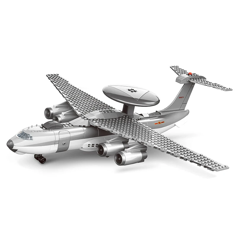 Строительные блоки для Предупреждение модель Wange Современное военное оружие awacs