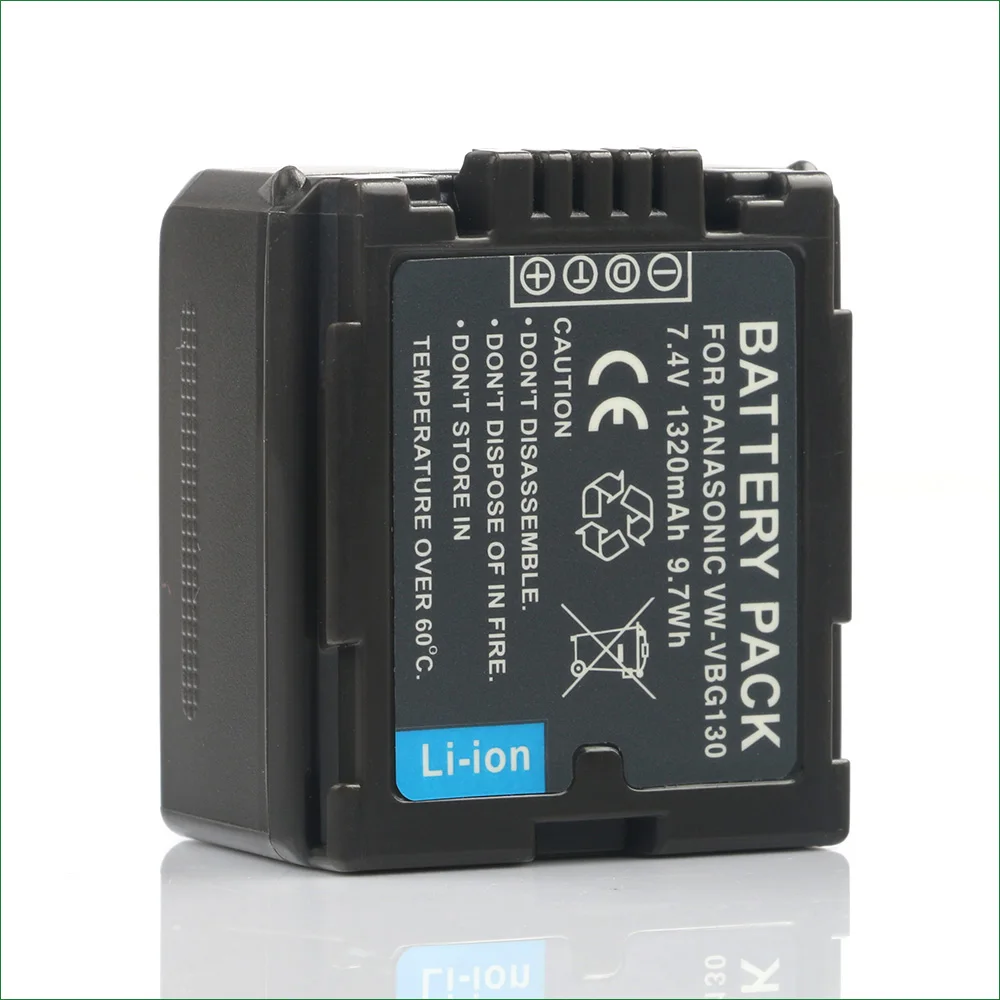 Аккумулятор LANFULANG для Panasonic VW-VBG130 и VW VBG130 SDR-H80 AG-HMC70 HDC-SD700 AG-AC160 HDC-SD200 | Электроника