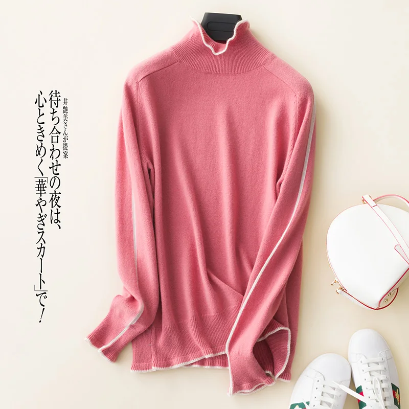 Высокие Мягкие и лучшее качество Для женщин свитер 100% из чистого кашемира