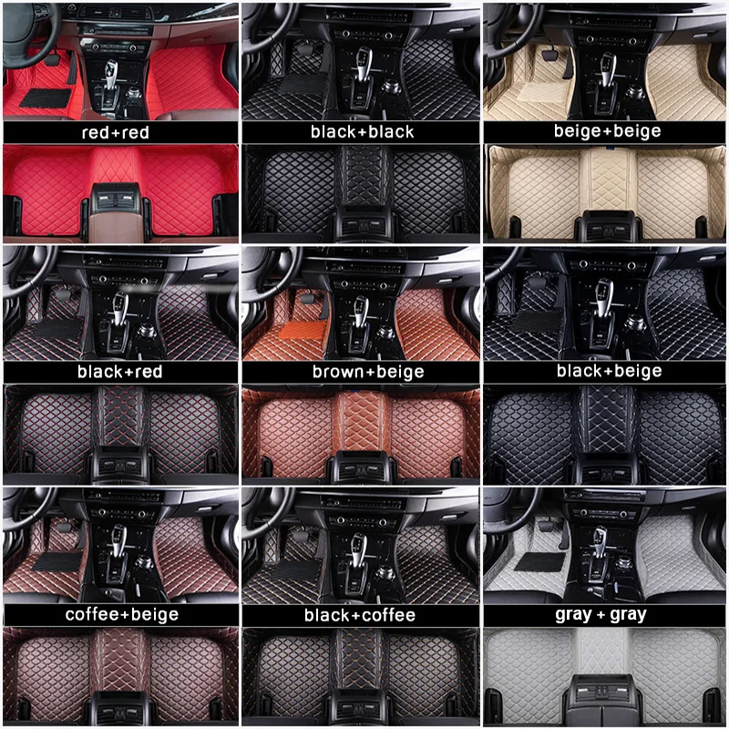 для Lada Grant автомобильный коврик класса люкс из высококачественной кожи пригодный