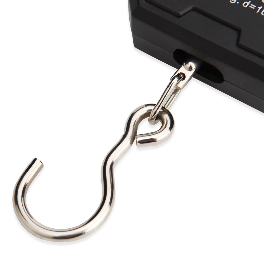 

50Kg/5g LCD Digital Display Backlight Portable Hanging Hook Scale Double Accuracy Fishing Travel Mini Electronic Weighing Scale