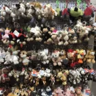 Милый мультяшный плюшевый брелок для рюкзака, брелок для сумки, брелок для ключей, небольшой подарок, пара Сиба-ину, бульдог, кошка, пингвин