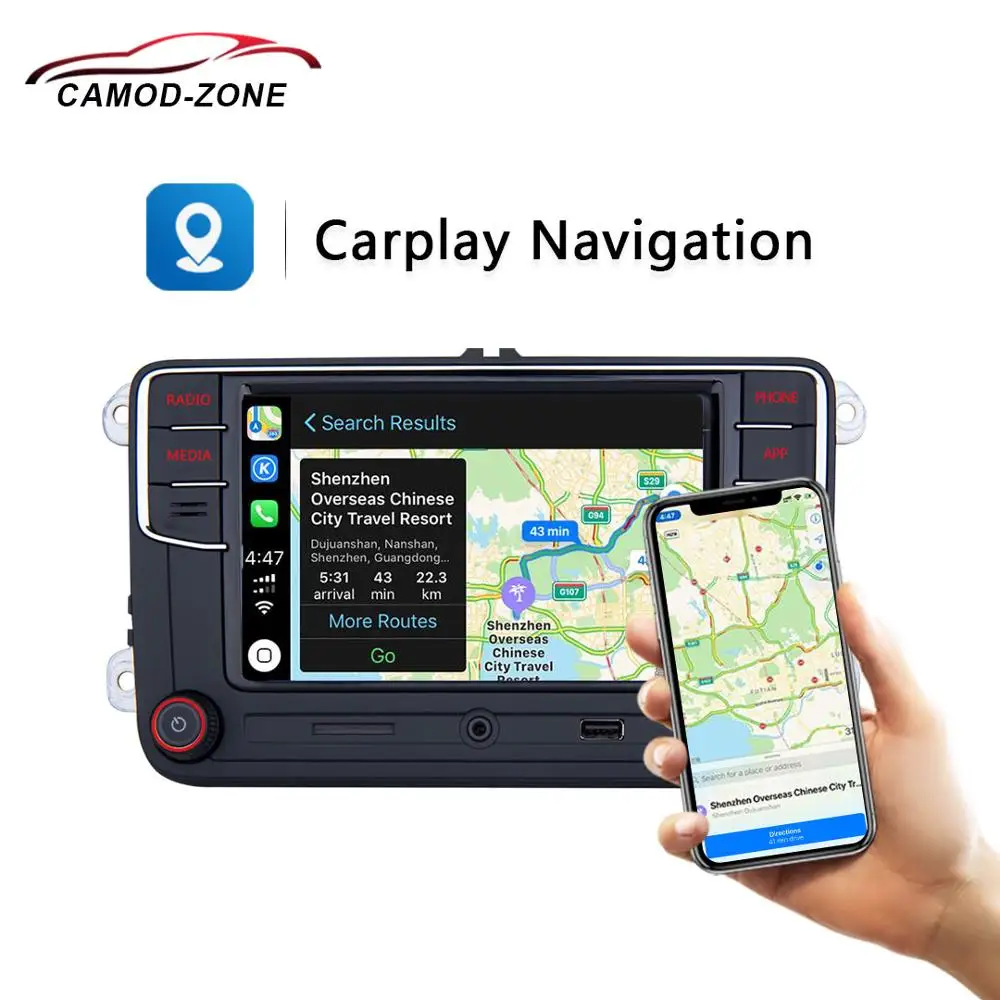 Android Авто Noname RCD330 Plus RCD330G Carplay Автомагнитола MIB 6RD 035 187B для VW Golf 5 6 Jetta MK5 MK6 CC Tiguan Passat Polo