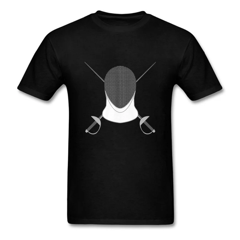 Мужская футболка фехтовальная маска и Sword женская | одежда