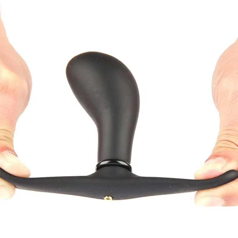 Расширяемый Массажер Силиконовый Анальная пробка надувной фаллоимитатор