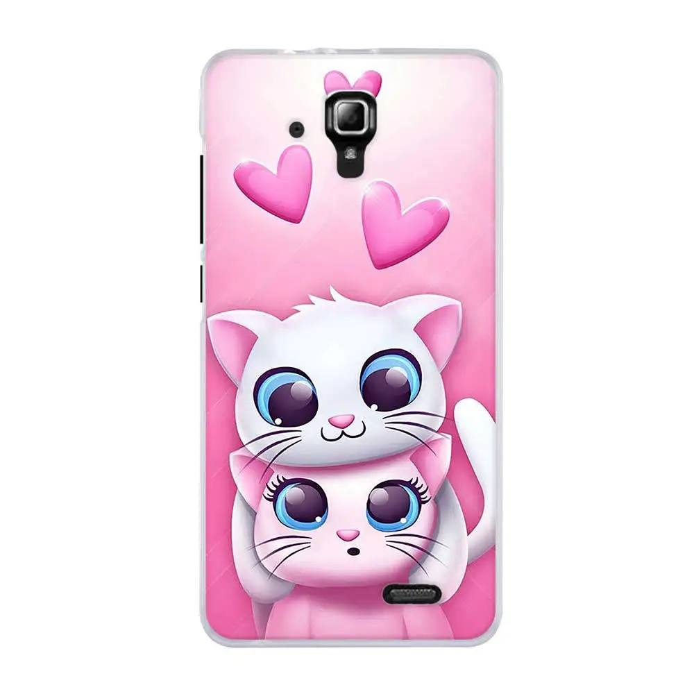 Чехол для lenovo A536 A358T, ультратонкий, мягкий, TPU, силиконовый, для lenovo A536 A 536, чехол с рисунком животных для lenovo A358T, Coque Capa